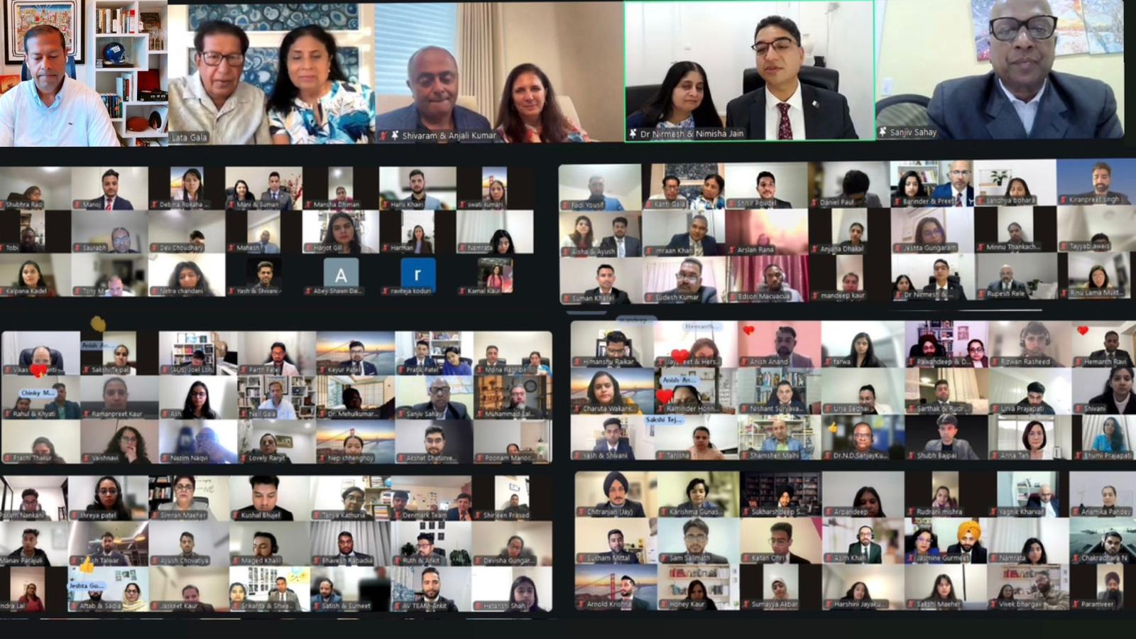 Virtual meetups with Industry Leaders